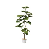 フィカスウンベラータ 人工樹木 フェイクグリーン 人工観葉植物 高さ130cm 8725−9612 立ち木(人工樹木) 1台