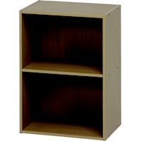 カラーボックス 可動棚2段 ナチュラル