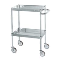 ステンレスCSパールワゴン耐荷重100kg 幅900奥行600高さ880mm 移動式 1台 CSP4−9082NU(お客様組立て)