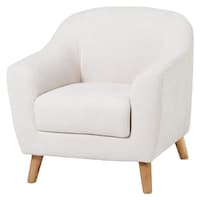 ソファ アイボリー 幅700×奥行680×高さ730/600×座面高420/290mm【メーカー直送/軒先もしくは車上渡し】