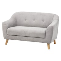 ソファ グレー 幅1250×奥行680×高さ730/600×座面高420/290mm【メーカー直送/軒先もしくは車上渡し】