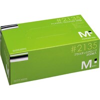プラスチックグローブ 粉無 M 200枚入