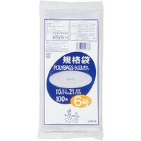 ポリバック規格袋 6号0.03mm 100枚入