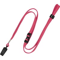 オープン工業 名札用 ループクリップ 桃 巾10mm×長さ約