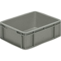 サンボックス#20B ライトグレー 469×369×154mm 1個 202050−00 ボックス型コンテナ