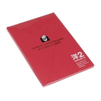 洋2封筒 アカ 1セット(8枚入×10) ENY2−G−21 封筒(その他)
