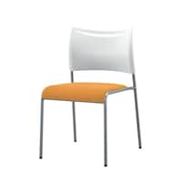 LTS−4 チェア 4本脚チェア オレンジ 幅495×奥行535×高さ790mm 1脚 LTS−4F