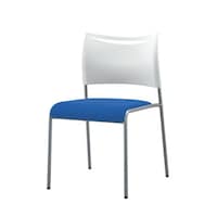 LTS−4 チェア 4本脚チェア ブルー 幅495×奥行535×高さ790mm 1脚 LTS−4F