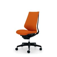 デュオラ クッション オフィスチェア 布張りタイプ 肘置きなし 脚強化ナイロン メーカー直送 1脚 CR−G3100E6KZY4−VN