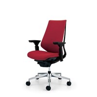 デュオラ クッション オフィスチェア 布張りタイプ 肘置きあり 脚アルミダイカスト(磨き仕上げ) メーカー直送 1脚 CR−GA3111E6KZA8−VNN