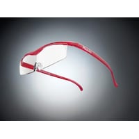 コンパクトクリアレンズ 1.85倍ルビー色 クリアレンズ、ルビー ヨコ142×タテ35mm 1個 HazukiCompact2017CL− レジ周り用品