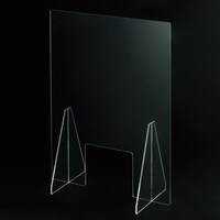 飛沫対策ガード アクリルスタンド 縦型対面式
