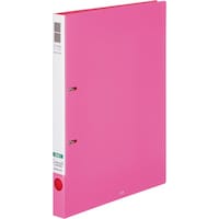 リングファイルスリム 抗菌A4 背幅27mmピンク 抗菌・不透明表紙 フ−URFK420P 1冊