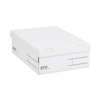 収納ボックス <NEOS> (Rハーフ)白 ホワイト レギュラーハーフ フタ付 フ−NE9832WX2 1パック(2冊入)