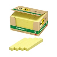ポストイット 再生紙ふせん 75×12.5 黄 イエロー 1箱(40冊入) 5602−Y ふせん 通常粘着