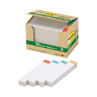 ポストイット 再生紙ふせん75×12.5色帯 レインボー混色 1パック(20冊入) 5601−R ふせん 通常粘着