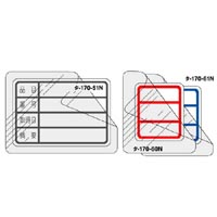 コクヨ タックタイトルＣ透明保護フィルム付 青 ２４×２０ｍｍ 青枠