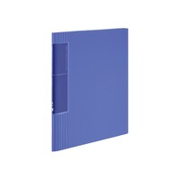 クリヤーブック固定式 ベーシックカラー A4タテ60ポケット 青 ラ−TN585B 1冊