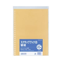 スクラップブックB替紙 A4タテ302×ヨコ224mm ラ−90Z 1パック(25枚入)