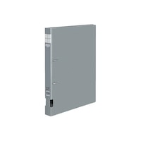 DリングファイルPP 灰A4タテ 背幅34mm グレー 不透明表紙 フ−FD420NM 1冊
