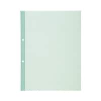 クリヤーブック替紙 A4タテ 2穴 緑 ラ−690G 1パック(10枚入)