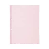 クリヤーブック替紙 A4タテ 2穴 赤 ラ−690R 1パック(10枚入)