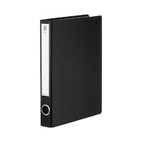 チューブファイル <NEOS> A4タテ 背幅45mm 黒 ブラック パイプ式ファイル(両開き) フ−NE630D 1冊