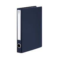 チューブファイル <NEOS> A4タテ 背幅45mm 紺 ネイビー パイプ式ファイル(両開き) フ−NE630DB 1冊