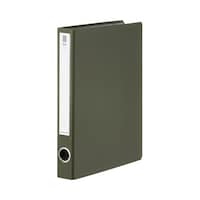チューブファイル <NEOS> A4タテ 背幅45mm 緑 オリーブグリーン パイプ式ファイル(両開き) フ−NE630DG 1冊