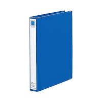 リングファイル A4タテ200枚収容 4穴 青 色厚板紙 フ−484NB 1冊