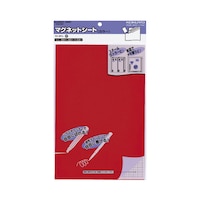 マグネットカラーシート 300×200mm 赤 1枚 マク−301R