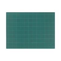 カッティングマット両面仕様 450×600×3mm グリーン 1枚 マ−43N カッターマット