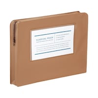 A4ケース <クラシカルポーチ> セピア 幅330×奥行40×高さ230mm 1個 F−VBF230S ポーチ バッグインバッグ