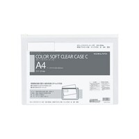 カラーソフトクリヤーケースC S型軟質 A4 白 軟質タイプ クケ−314W 1枚