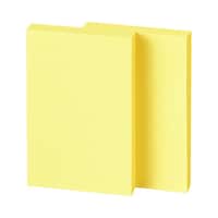 ふせん <K2> 75×50 イエロー 1パック(10冊入) K2メ−7550Y ふせん 通常粘着