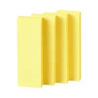 ふせん <K2> 75×25 イエロー 1パック(20冊入) K2メ−7525Y ふせん 通常粘着
