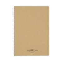 ソフトリング ナチュラル A5 薄茶 A5(3号) A罫 7mm幅 80枚 1冊 ス−SV638A−S