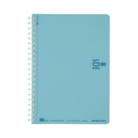 ソフトリングノート 空 B6(4号) ドット入りB罫 6mm幅 80枚 1冊 ス−SV348BT−LB