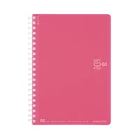 ソフトリングノートドット入り罫線 B6ライトピンク