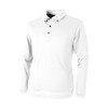 パフォーマンス長袖ポロ シロ