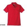 9006 DRY半袖ポロシャツ レッド