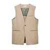男女兼用ロングベスト衿ナシ