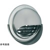 丸型フード水切り付換気口 防火ダンパー付 シルバーメタリックライト
