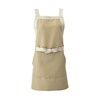 胸当て エプロン ベージュ