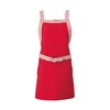 胸当て エプロン レッド