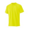 EC1182 エコラブTシャツ 蛍光イエロー
