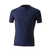 TF011 制菌ストレッチ半袖インナーシャツ ネイビー