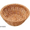 アメニティーバスケット ラウンド ライトブラウン