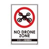ドローン飛行禁止標識