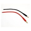 片端バナナプラグ付コード 赤黒セット 200mm